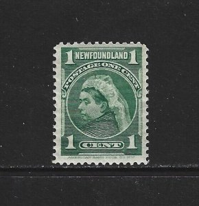 NEWFOUNDLAND - #80 - 1c QUEEN VICTORIA MINT STAMP MNH (1897) ROYAL FAMILY