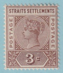 STRAITS SETTLEMENTS 85  MINT LIGHTLY HINGED OG * NO FAULTS EXTRA FINE! - PTA