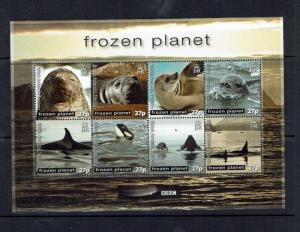 British Antarctic Territory:  2011, Frozen Planet, (BBC documentary)  MNH set