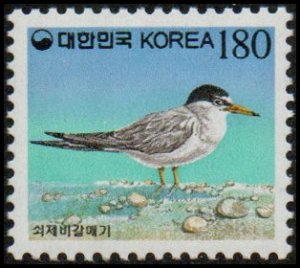 South Korea 1721 - Mint-NH - 180w Little Tern (1994) (cv $1.25)