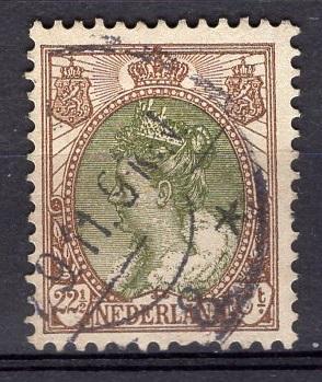 Netherlands  #76 used  1898   Wilhelmina 22 1/2c