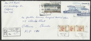 1984 Registered Transport PSE Uprated Calgary ALTA Sub 122 to Ottawa  #10 Size