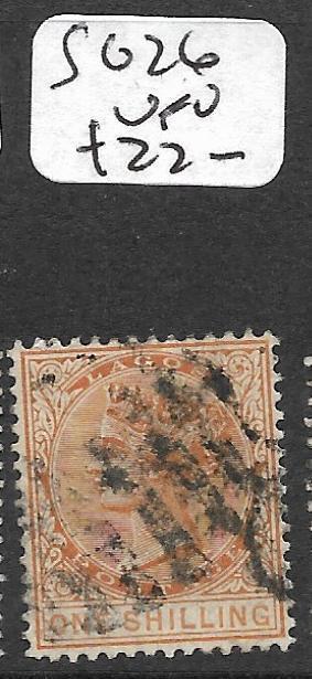 LAGOS (P1309B) QV 1/-  SG 26  VFU