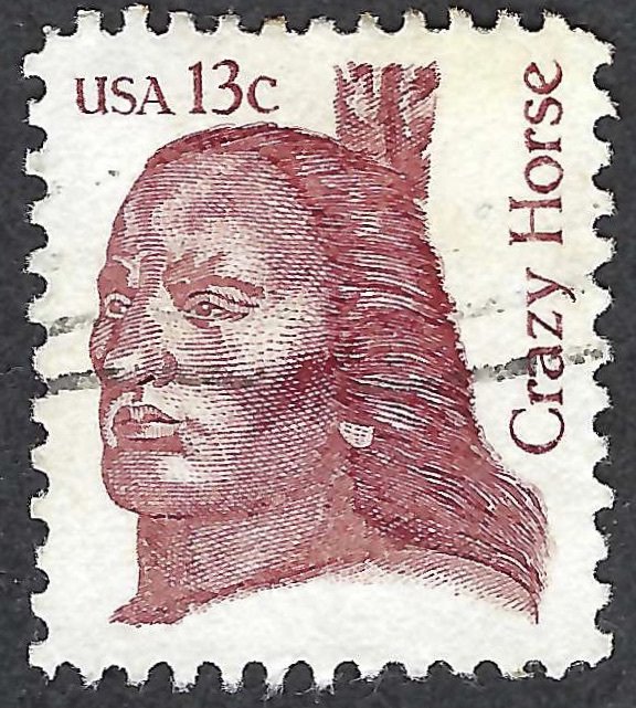 United States #1855 13¢ Crazy Horse (1982). Used.