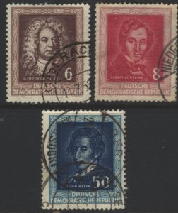 COLLECTION LOT 10085 GERMANY DDR SW#67-9 1952