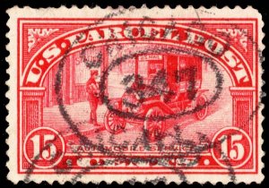 United States Scott Q7 Used with small thin and nibbled perforations.