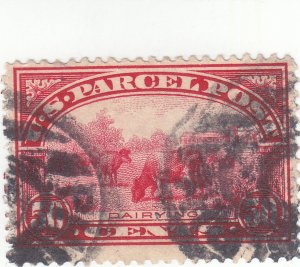 Scott #Q10 - 50c Carmine Rose - Parcel Post - Used -SCV - $45.00