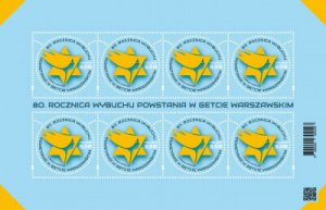 Poland 2023 MNH Stamps Mini Sheet Warsaw Ghetto Uprising Second World War II 80