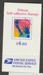 U.S. Scott #3122b-3122d BK259 Statue of Liberty Stamp - Mint NH Booklet