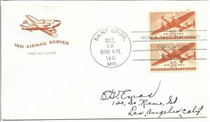 United States Scott C31 50-cent Transport series First Day Cover 2019 cv $35