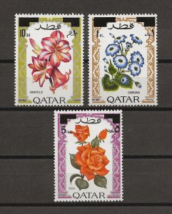 QATAR 1972 SG 399/401 MNH Cat £90