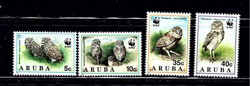 Aruba 101-04 MNH 1994 Owls (W.W.F.)