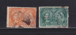 Canada 51-52 U Queen Victoria SCV $23.00