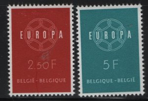 BELGIUM   536-537   MINT HINGED, SET