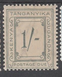 KENYA UGANDA & TANGANYIKA 1935 POSTAGE DUE 1/- 