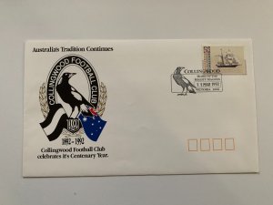 AUSTRALIA 1992 football club STAMPS FIRST DAY COVER