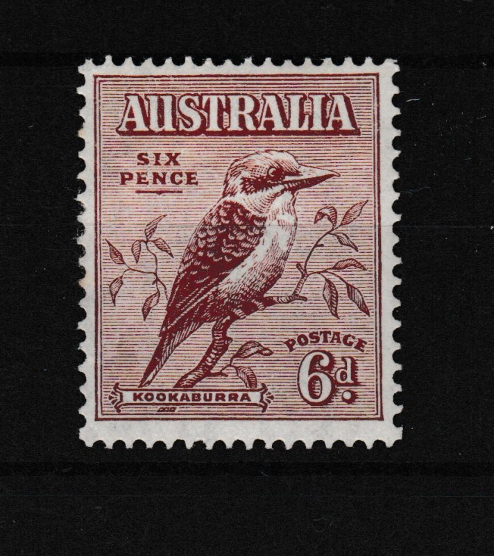 Australia 6D Kookaburra Mint LHM SG146 WS42849