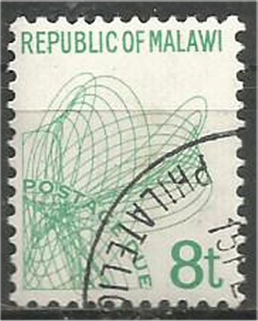 MALAWI 1998 used 8t POSTAGE DUE Scott J10