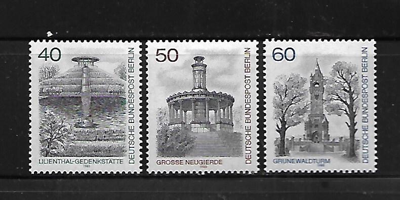 BERLIN, 9N457-9N459, MNH, LILIENTHAL MEMORIAL