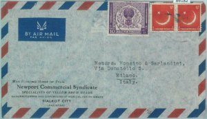 86182 - PAKISTAN - POSTAL HISTORY -  Airmail  COVER to ITALY  1950's 