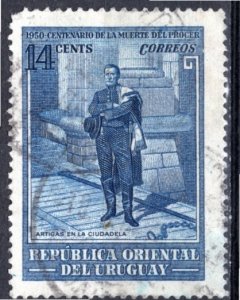 Uruguay; 1952; Sc. # 594; Used Single Stamp
