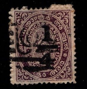 India - Feudatory state of Travancore Scott 10 Used