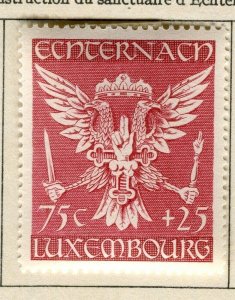 LUXEMBOURG; 1947 early Echternach fine Mint hinged 75c. value