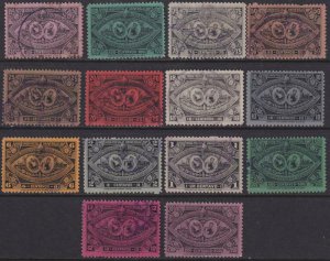 Guatemala 1897 SC 60-73 Used Set 