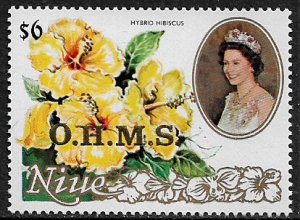 Niue #O16 MNH Stamp - Flowers Official