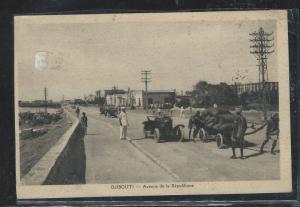 SOMALI COAST  (PP2709B) 1935  PPC TO CZECHOSLOVAKIA