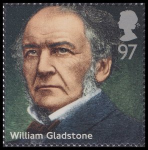 GB 3646 Prime Ministers William Gladstone 97p single (1 stamp) MNH 2014