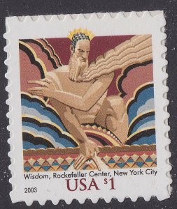 US 3766 Wisdom $1 single MNH 2003