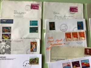 Liechtenstein postal stamps covers 19 items Ref A1410