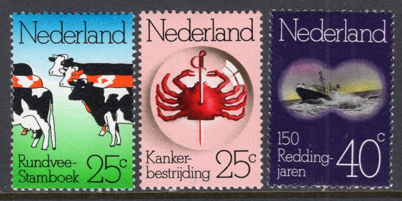 Netherlands 515-517 MNH VF