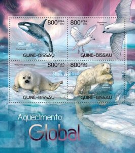 Guinea - Bissau 2012 - Global warming. Y&T 4382-4385, Mi 6037-6040