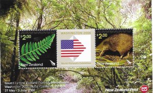 New Zealand 2070  2006  S/S  VF  Mint NH