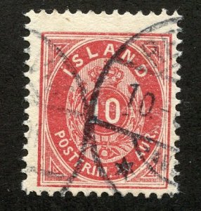 Iceland, Scott #26, Used