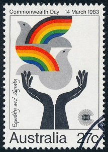 Australia 1983 27c Commonwealth Day - Equality & Dignity SG882 Fine Used 2