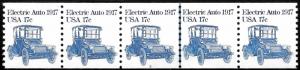 Scott 1906  17¢ Electric Auto PNC/5 #2, MNH