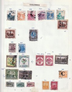 COLOMBIA Old/Mid M&U Collection on Pages (Aprx 250+Items) Goy 3194