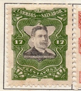 El Salvador 1910 Figueroa  Issue Fine Mint Hinged 17c. 141243