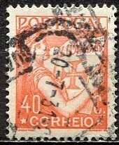 Portugal; 1931: Sc. # 506: Used Single Stamp