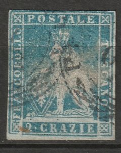 Italy Tuscany 1851 Sc 5 used