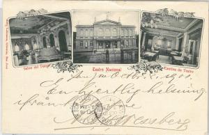 47930  - COSTA RICA -  POSTAL HISTORY -  POSTCARD  to SWEDEN 1901