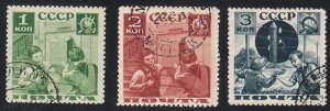 Russia - 1936 - SC 583-85 - Used