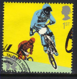 GB 2010 QE2 1st Olympic & Paralympics London Cycling  Ex Fdc SG 3101 ( C765 )