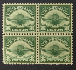 MOMEN: US STAMPS #C4 BLOCK MINT OG NH VF+ LOT #76340*