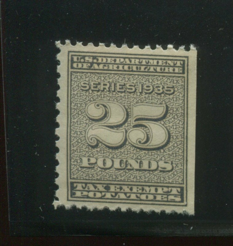 Scott RI17 Potato Tax Exempt Potatoes Revenue PO FRESH MINT NH Stamp (RI17-m5)