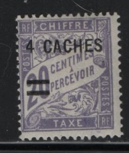 FRENCH INDIA   J8  MINT HINGED