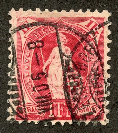 Switzerland, Scott #87c, Used